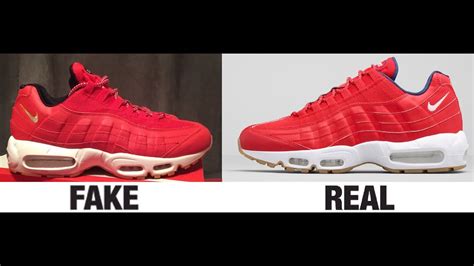 real vs fake nike air max 95